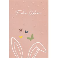 Ostern unverpackte Glückwunschkarte mit Umschlag...