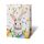 Ostergeschenktüte Tasche groß A4-Format Bunny mit Eiern Hase Schmetterlinge Eier Ostern