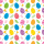 Oster-Geschenkpapier 70x150cm bunte Eier Röllchen Kraftpapier Ostern
