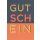 Gutschein unverpackte Glückwunschkarte mit Umschlag Schriftkarte orange-gold-schwarz