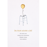 Geburtstag Glückwunschkarte mit Umschlag unverpackte...