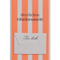 Geburtstag Geldkarte unverpackte Glückwunschkarte...