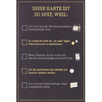 Nachträglich verspätet zum Geburtstag...