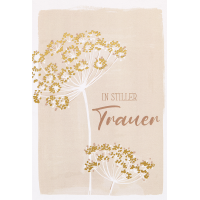Trauerkarte Kondolenz unverpackte Beileidskarte mit...