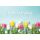 Ostern unverpackte Glückwunschkarte mit Umschlag Tulpen Eier Frohe Ostertag