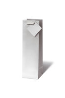Tasche - Flaschen Format - 36x10,5x10 cm - Unicolor silver