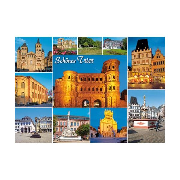 Trier Postkarte Ansichtskarte Mosel Schönes Trier 10 Fotomotive