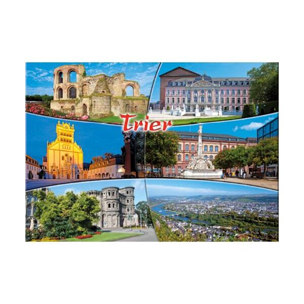 Trier Postkarte Ansichtskarte Mosel 6 Fotomotive