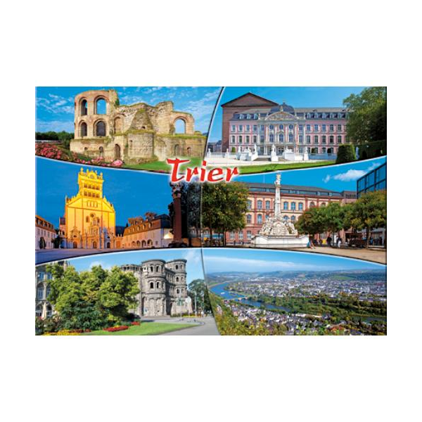 Trier Postkarte Ansichtskarte Mosel 6 Fotomotive