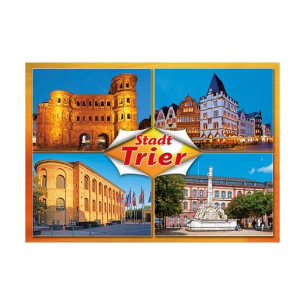 Trier Postkarte Ansichtskarte Mosel 4 Bilder Stadt Trier