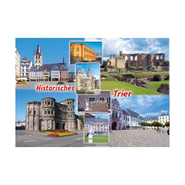 Trier Postkarte Ansichtskarte Mosel Historisches Trier 8 Fotomotive