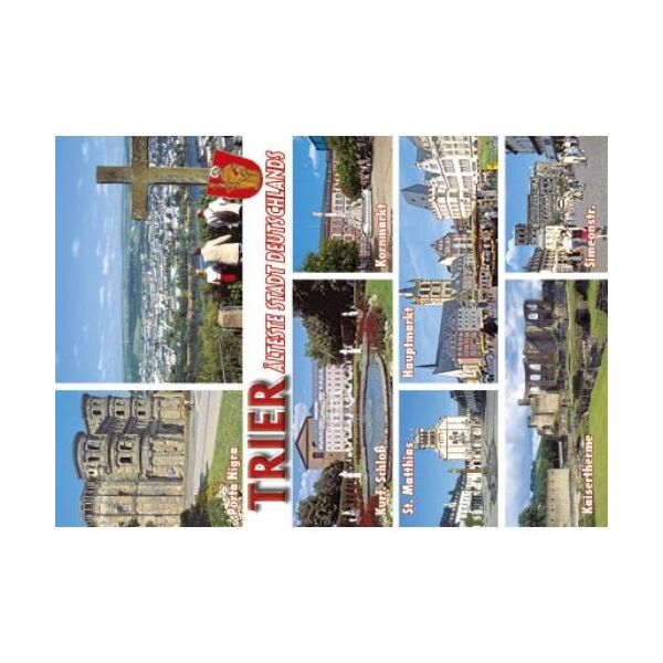 Trier Postkarte Ansichtskarte Mosel 8 Motive älteste Stadt Deutschlands