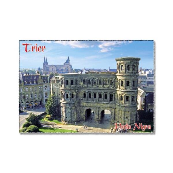 Trier Postkarte Ansichtskarte Mosel Porta Nigra von oben