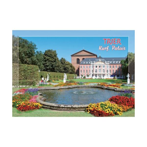 Trier Postkarte Ansichtskarte Mosel Kurfürstliches Palais mit Palastgarten
