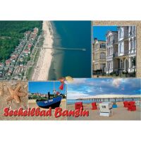 Bansin Usedom Postkarte Ansichtskarte Seeheilbad 4 Fotos