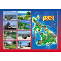 Insel Usedom Postkarte Ansichtskarte Ostseeinsel Stadt...