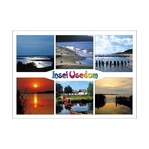 Insel Usedom Postkarte Ansichtskarte Ostseeinsel