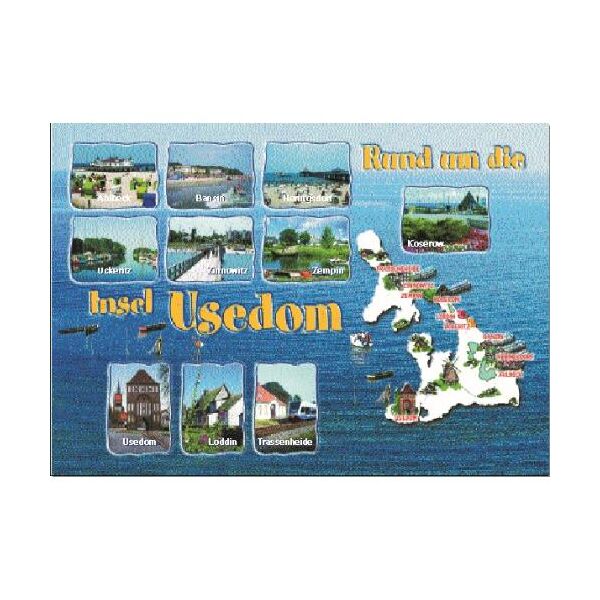 Insel Usedom Postkarte Ansichtskarte Ostseeinsel
