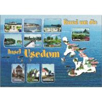Insel Usedom Postkarte Ansichtskarte Ostseeinsel
