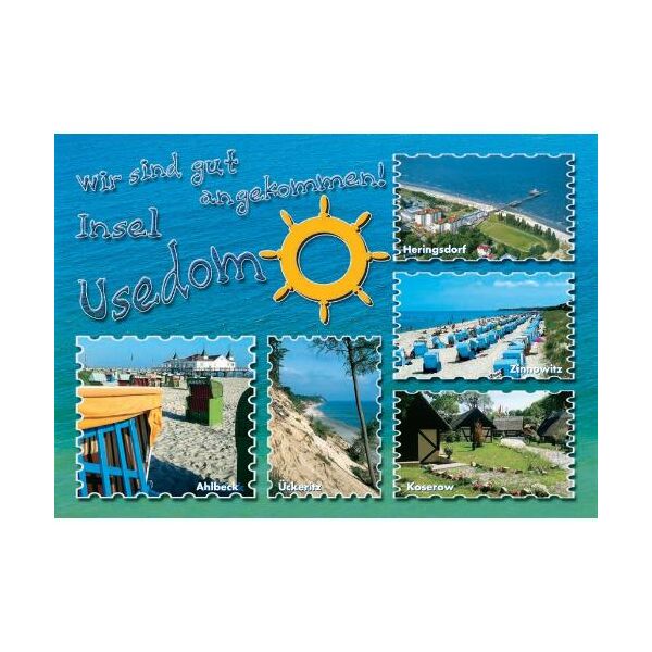 Insel Usedom Postkarte Ansichtskarte Ostseeinsel