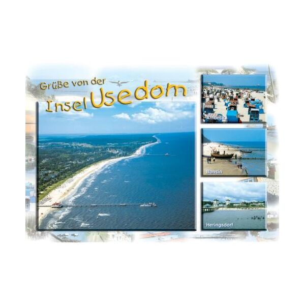 Insel Usedom Postkarte Ansichtskarte Ostseeinsel