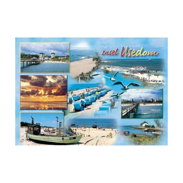 Insel Usedom Postkarte Ansichtskarte Ostseeinsel
