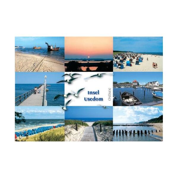 Insel Usedom Postkarte Ansichtskarte Ostseeinsel