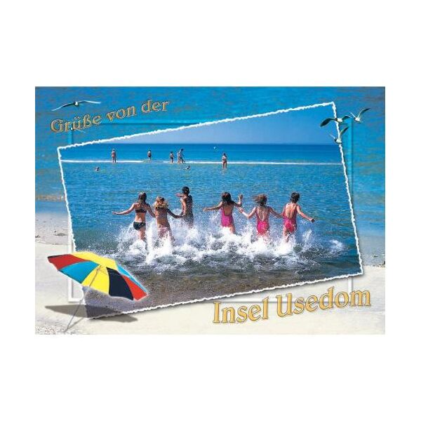 Insel Usedom Postkarte Ansichtskarte Ostseeinsel