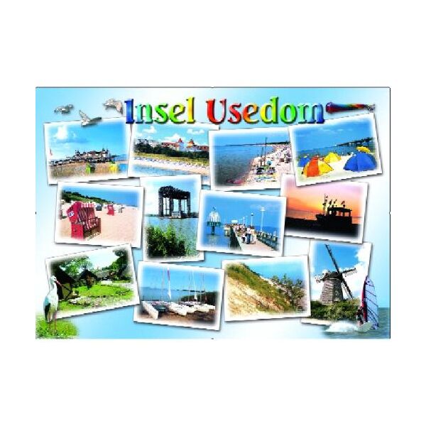 Insel Usedom Postkarte Ansichtskarte Ostseeinsel