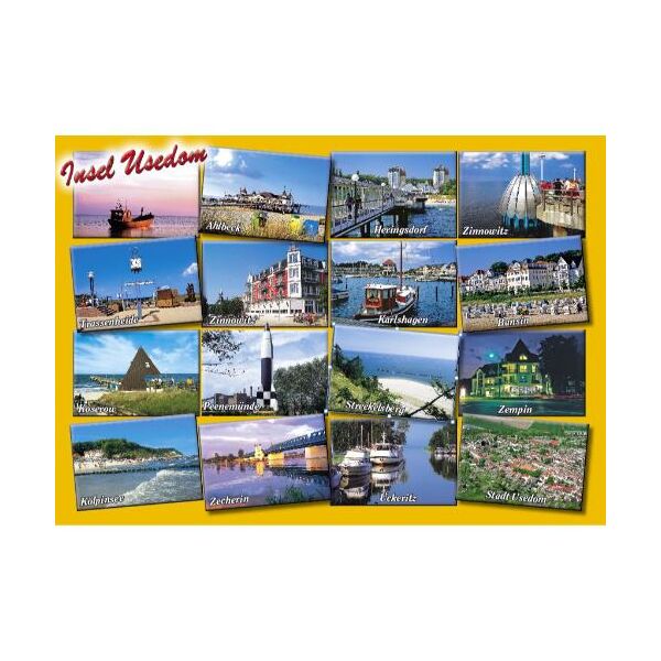 Insel Usedom Postkarte Ansichtskarte Ostseeinsel