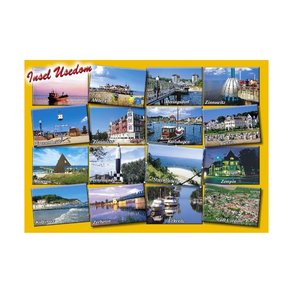Insel Usedom Postkarte Ansichtskarte Ostseeinsel