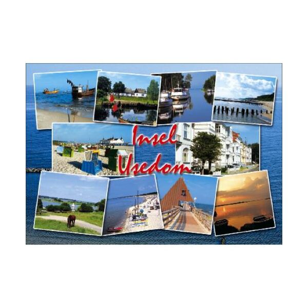 Insel Usedom Postkarte Ansichtskarte Ostseeinsel