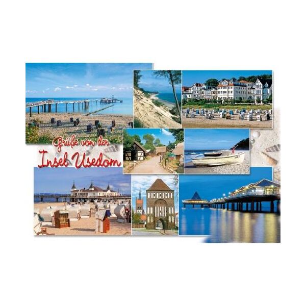 Insel Usedom Postkarte Ansichtskarte Ostseeinsel
