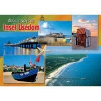 Insel Usedom Postkarte Ansichtskarte Ostseeinsel...
