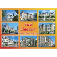 Insel Usedom Postkarte Ansichtskarte Ostseeinsel 8 Orte...