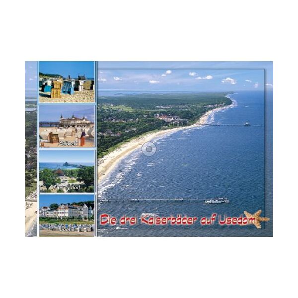 Insel Usedom Postkarte Ansichtskarte Ostseeinsel