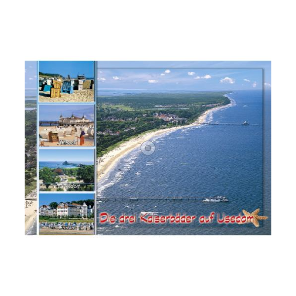 Insel Usedom Postkarte Ansichtskarte Ostseeinsel