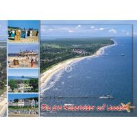 Insel Usedom Postkarte Ansichtskarte Ostseeinsel