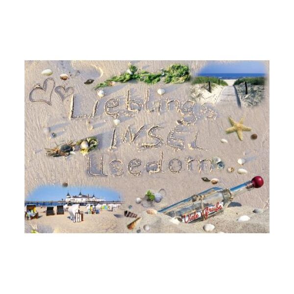 Insel Usedom Postkarte Ansichtskarte Ostseeinsel