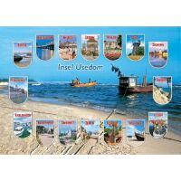Insel Usedom Postkarte Ansichtskarte Ostseeinsel