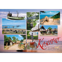 Koserow auf Usedom Postkarte Ansichtskarte 6 Motive...