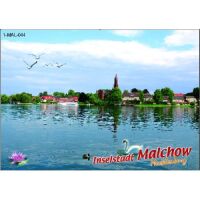 Malchow Mecklenburgische Seenplatte Postkarte Seeaufnahme...