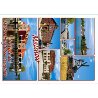 Malchow Mecklenburgische Seenplatte Postkarte Perle 7...