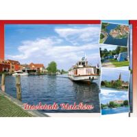 Malchow Mecklenburgische Seenplatte Postkarte Inselstadt...