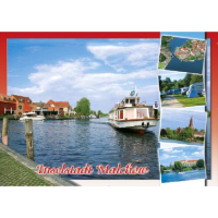 Malchow Mecklenburgische Seenplatte Postkarte Inselstadt...
