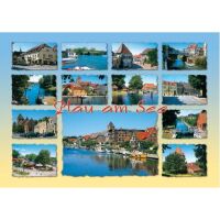Plau am See Mecklenburgische Seenplatte Postkarte 13...