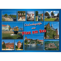 Plau am See Mecklenburgische Seenplatte Postkarte 12...