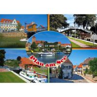 Plau am See Mecklenburgische Seenplatte Postkarte 5...