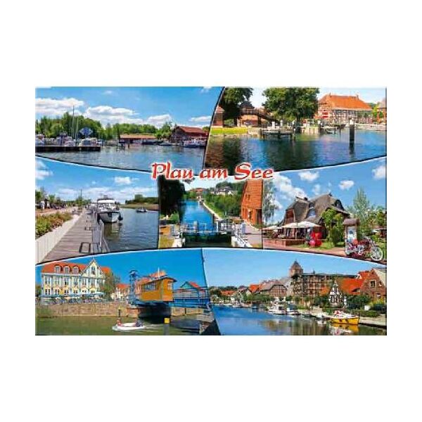 Plau am See Mecklenburgische Seenplatte Postkarte 7 Fotos Ansichtskarte