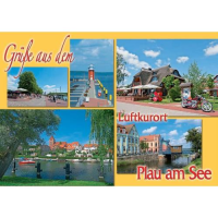 Plau am See Mecklenburgische Seenplatte Postkarte 5...